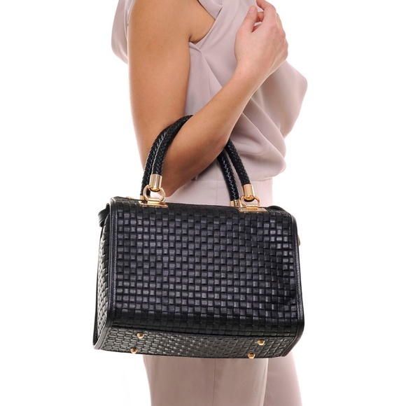 XXSOLDXX  NWT ANNA MORELLINI Italian Woven Leather - Picture 2 of 7